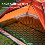 JELUCAMP 1/2 Person Dome Tents for Camping, Lightweight Portable Single Backpacking Tent, Small Easy Setup Outdoor Waterproof Camping Hiking Tent for Adults, 2 Person Tent, Orange