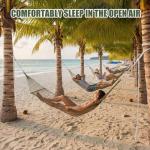 Jerify 4 Pack Mesh Hammocks Set - 98.4 x 31.5 Inches Pine Green Nylon Rope Hammock Each Max 220 Lbs/100 kg Outdoor Hammocks with 2 Straps for Camping Patio Garden