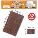 HGD Fire Starter, Natural Fire Starters for BBQ, Campfire, Fireplace, Charcoal, Wood Stove, Chimney, Fire Pit, Grill, Smoker, Indoor Outdoor Use