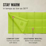 Coleman Kompact 20°F/30°F/40°F Sleeping Bag, Cool-Weather Adult Sleeping Bag with Heat Retention, Stuff Sack, & Snag-Free Zipper, Great for Camping, Sleepovers, Guests & More