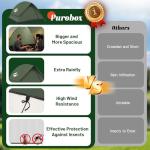 Tents for Camping 2/3/4 Person with Rainfly - Camping Tent Waterproof Windproof Easy Setup, Portable Double Layer Outdoor Dome Tent, Backpacking Tents for Adventure Backyard Hiking