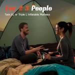 Tents for Camping 2/3/4 Person with Rainfly - Camping Tent Waterproof Windproof Easy Setup, Portable Double Layer Outdoor Dome Tent, Backpacking Tents for Adventure Backyard Hiking