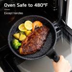 GiPP Ceramic Pots and Pans Set Non Stick, Nonstick Detachable Handle Cookware Sets, Healthy Non Toxic PFAS PFOA & PTFE Free, Dishwasher ＆Oven Safe, Induction Kitchen Pot and Pan, 17 Piece Gray