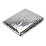 Emergency Thermal Mylar 2 Person Sleeping Bags- 1 Pack -Ultra Compact for Camping, Survival, Disaster Bivouac Shelter- Pocket Sized, 7.25ft x 5.25ft - Retains 90% of Body Heat and Repels Wind & Water