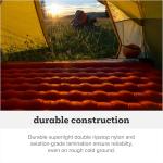 Big Agnes Rapide SL - Insulated Sleeping Pad, Ultralight, All Season Compact Backpacking and Hiking, Pumphouse Sack Included, Orange, 20x72 Regular