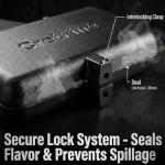 CretFine Extendable XL Pie Irons Cast Iron Sandwich Maker for Indoor & Outdoor Use, Camping Cookware with Storage Bag & Recipes & 50 DeliPaper (2 Packs)