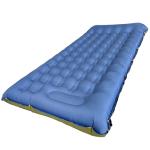 Pretyw Sleeping Pad for Camping - Thick Camping Mattress with Pillow, Built-in Foot Pump, Compact Portable Camping Mat for Backpacking, Hiking, Car Traveling, Beach, Tent