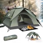 2-3 Person Camping Tent, Instant Pop Up Tents for Camping - 40s Automatic Easy Setup Tent with Rainfly, Double-Layer 3500mm Waterproof & Windproof Instant Tents for Hiking Backpacking