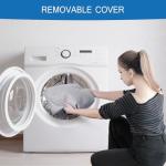 Memory Foam Camping Mattress Pad 3 Inch Thick, Portable Sleeping Pad with Waterproof Cover, Portable Roll Up Cot Mattress Pad Floor Mat for Travel Truck Bed Tent