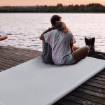 Memory Foam Camping Mattress Pad 3 Inch Thick, Portable Sleeping Pad with Waterproof Cover, Portable Roll Up Cot Mattress Pad Floor Mat for Travel Truck Bed Tent