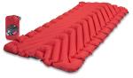 Klymit Insulated Static V Luxe Inflatable Sleeping Pad for Camping, Lightweight Hiking and Backpacking Air Bed For Cold Weather,Red