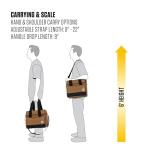 Carhartt Insulated Two Compartment Cooler, Durable Water Repellent Material W/Front Zippered Pocket for Camping, Beach & Travel, 24 Can, Black