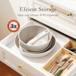 Redchef Truly Non Toxic Pots and Pans Set Non Stick, Upgraded Ceramic Pan and Pot Set, PFAS PTFE PFOA PFOS Free, Kitchen Cookware Set with Detachable Handle, RV Camping with Frying Pans Set