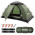 Backpacking Tent for Camping 1 Person Hiking Ultralight Tent for Waterproof Windproof Outdoor Two Doors Tents Easy Quick Setup Lightweight Instant Tents（1 Person）