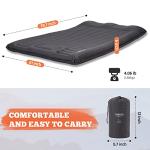 TOBTOS Double Sleeping Pad for Camping, Extra Thick 6" Camping Mattress 2 Person with Pillow Built-in Foot Pump, Inflatable Sleeping Mat for Camp, Backpacking, Hiking, Traveling