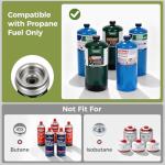 MoKo Propane Camping Stove 2 Burner, 36,000 BTU Infrared & Open Flame Hybrid, Windproof Folding Portable Outdoor Gas Cooking Kit with Frying Pan & Carry Bag For RV, Tailgating, Survival, Green