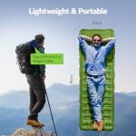 OGERY Sleeping Pad for Camping, 6" Extra-Thick Reinforced Camping Sleeping Pad with Pillows & Built-in Foot Pump, Ultralight Self Inflating Air Mattress Mat for Tent Hiking Essentials Gear