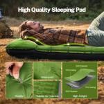 OGERY Sleeping Pad for Camping, 6" Extra-Thick Reinforced Camping Sleeping Pad with Pillows & Built-in Foot Pump, Ultralight Self Inflating Air Mattress Mat for Tent Hiking Essentials Gear