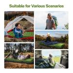 OGERY Sleeping Pad for Camping, 6" Extra-Thick Reinforced Camping Sleeping Pad with Pillows & Built-in Foot Pump, Ultralight Self Inflating Air Mattress Mat for Tent Hiking Essentials Gear