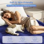 Sebor Air Mattress Twin with Built-in Pump 18", Comfortable Self-Inflating Air Mattress with High-Speed Pump, Durable Blow Up Mattress Twin with Storage Bag for Guests, Camping, Travel