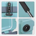 YELLOW JACKET 27 Quart Ice Cooler, Portable Ice Chest Hard Cooler Box with Retention Insulation and Heavy Duty Handle for Camping, Picnic, Beach, Drink, Beverage, Fishing,Blue