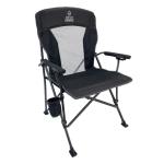 Venture Forward Alpha Ventback Sport Chair – Portable Foldable Outdoor Camping Chair with Breathable Mesh Back, Drink Holder & Carry Bag, Lightweight Steel Frame, 300 lb Capacity
