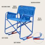 Coleman Pro Rocker Chair, Easy & Fast Folding, Up to 250lb Capacity, Great for Camping, Easily Portable, Neptune