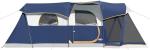 UNP Camping Tent 8 Person Waterproof Big Tunnel Tent with Screen Porch,Family Outdoor Large Tents for Camping 20' x 9' x 80in(H) (Dark Blue)