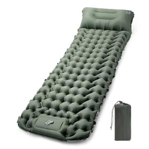 Daitore Camping Sleeping Pad, Extra Thick Ergonomic Camping Mattress with Built-in Pump, Lightweight and Compact for Backpacking, Hiking, Tent