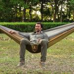 Portable Camping Hammock with Mosquito Net and Tree Straps