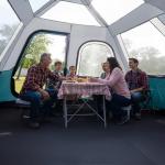 Camping Tents 4/6 Person Pop Up Instant Tent - Setup in 60s for Family Camping, Windproof Design, Family Cabin Tent with Rainfly & Backpack Carry Bag