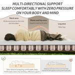 Naturehike Compact King Size Air Mattress with Built-in USB Rechargeable Pump, 992 lbs Max Support Inflatable Mattresses, Blow up Mattress Air Bed for Home, Camping, Guests, Travel