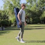 Oversized Camping Chairs 2 Pack - 450lbs Support Heavy Duty Folding Camp Chair Wide Portable Outside Collapsible Chairs with Carry Bag,Cooler,Cup Holder for Outdoor,Lawn,Sports,Baseball,Soccer-Navy