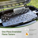 Brand-Man Propane Gas Grill, Portable Standup Grill with Folding Cart & Push-Button Ignition, Ideal for Camping, Tailgating, BBQ, Backyard, Patio & More