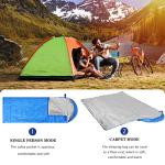 Junkin 12 Pcs Camping Sleeping Bag Bulk for Homeless 4 Seasons Cold Warm Weather Sleeping Bags Waterproof Lightweight with Compression Bag Camping Gear Equipment for Adults Backpacking Hiking