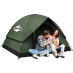 Tents for Camping 2/3/4 Person with Rainfly - Camping Tent Waterproof Windproof Easy Setup, Portable Double Layer Outdoor Dome Tent, Backpacking Tents for Adventure Backyard Hiking