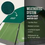 Coleman Sundome Camping Tent with Rainfly, 2/3/4/6 Person Tent Sets Up in 10 Mins, Weatherproof Shelter for Camping, Festivals, Backyard, Sleepovers, & More