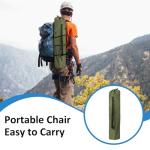 SAILARY Camping Chair 2 Pack Portable Folding Chair with Cup Holder and Cooler Bag, 285lbs Capacity, Upgraded Foldable Chair for Outdoor, Beach, Fishing, Backpacking, Navy Blue