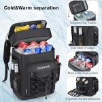Jornova Insulated Cooler Backpack, 40L Leakproof Backpack with Double Compartments for Men & Women, Large Lunch Cooler for Camping, Beach, Travel, Picnic, Up to 48 Cans