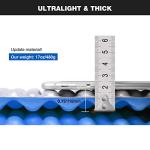 REDCAMP 72"x22"x0.75" Foldable Foam Camping Pads for Sleeping, Waterproof Closed Cell Foam Camping Sleeping Pad - Ultra-Lightweight for Hiking & Backpacking, R-2.1 Insulated, Royal Blue 1 Pack