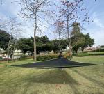 LUKETURE Triangle Camping Hammock, 10ft Multi Person Hammocks Max 1100 lbs for Outdoor Relaxing, Extra Large Hammock w/Ratchet/Webbing Straps (10ft-Triangle Camping Hammock)