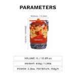 Fire-Maple Fixed Star X2 Backpacking and Camping Stove System Outdoor Propane Camp Cooking Gear Portable Pot Jet Burner Set Ideal for Hiking, Trekking, Fishing, Hunting Trips and Emergency Use