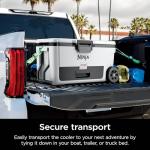 Ninja FrostVault | 65qt Wheeled Cooler with Cold Dry Zone | Integrated Fridge-Temp Dry Storage Drawer | Premium Heavy-Duty Insulated Cooler | Keeps Ice for Days | Cloud White | FB265WH