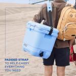 Coleman Pro Heavy-Duty 25qt Ultra-Light Premium Hard Cooler, Extra-Thick Insulation Keeps Ice up to 3 Days, 36-Can Capacity