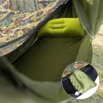 Night Cat Camping Hammock Tent: Lightweight Portable 4 in 1 Hammock with Rain Tarp and Mosquito Net for Hiking Jungle Outdoor Camouflage