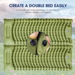 Pretyw Sleeping Pad for Camping - Ultralight Camping Mattress with Pillow, Built-in Foot Pump, Compact Inflatable Portable Mat for Backpacking, Hiking, Car Traveling, Beach, Tent