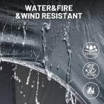 TIMBER RIDGE 5-9 Person SUV Tent with Screen Porch and Awning for Family Camping, Weather Resistant and Portable Van or Car Tent, Includes Rainfly and Storage Bag, 13' W X 10' L X 7.1' H, Grey