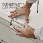 Coleman Pro Heavy-Duty 45qt Ultra-Light Premium Hard Cooler, Extra-Thick Insulation Keeps Ice up to 4 Days, 74-Can Capacity