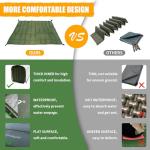 Foam Sleeping Pad for Camping - AYAMAYA 2 Person Foldable Camping Mattress, Waterproof Tent Footprint Inner Camping Mat for Outdoor Backpacking Hiking Picnic Camping