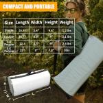 Foam Sleeping Pad for Camping - AYAMAYA 2 Person Foldable Camping Mattress, Waterproof Tent Footprint Inner Camping Mat for Outdoor Backpacking Hiking Picnic Camping